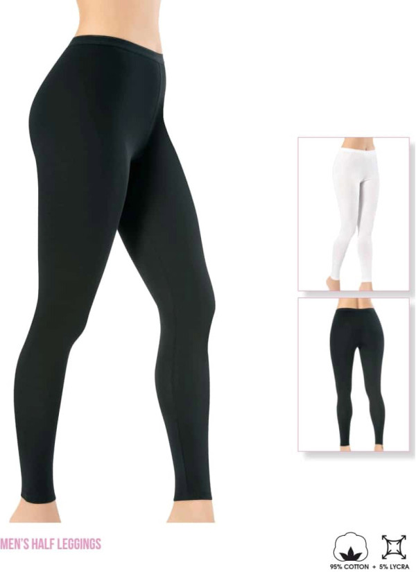 Plus Size Women’s Cotton Leggings with Lycra MFO A254 MFO A254 Battal — Istanbul wholesale supplier 2