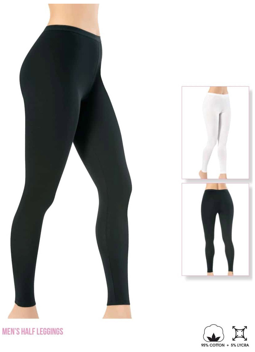 Plus Size Women’s Cotton Leggings with Lycra MFO A254 MFO A254 Battal — wholesale for boutiques