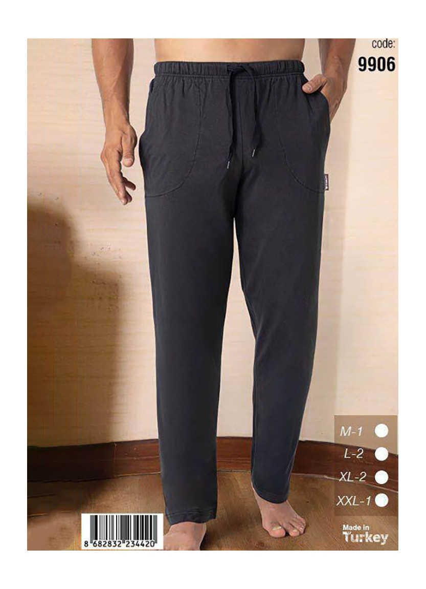 Men’s Cotton Checkered Lounge Pants (M+L+L+XL+XL+2XL) SeamLife 9906 — factory-direct from Turkey