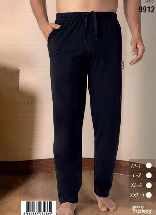 Брюки Мужские Хлопковые Домашние в Клетку (M+L+L+XL+XL+2XL) SeamLife 9912 — оптом для магазинов и бутиков