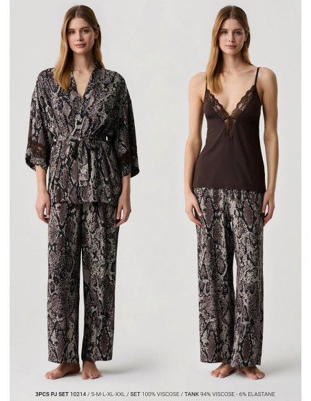 3 PCS PANT SET Penye Mood 10214 — direct Turkish factory supply