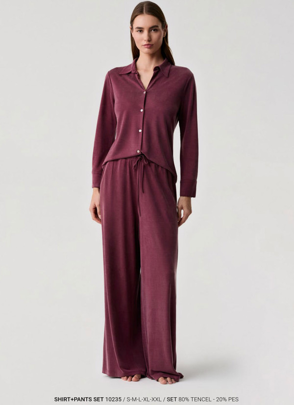 SHIRT PANTS SET Penye Mood 10235 — factory-direct from Turkey