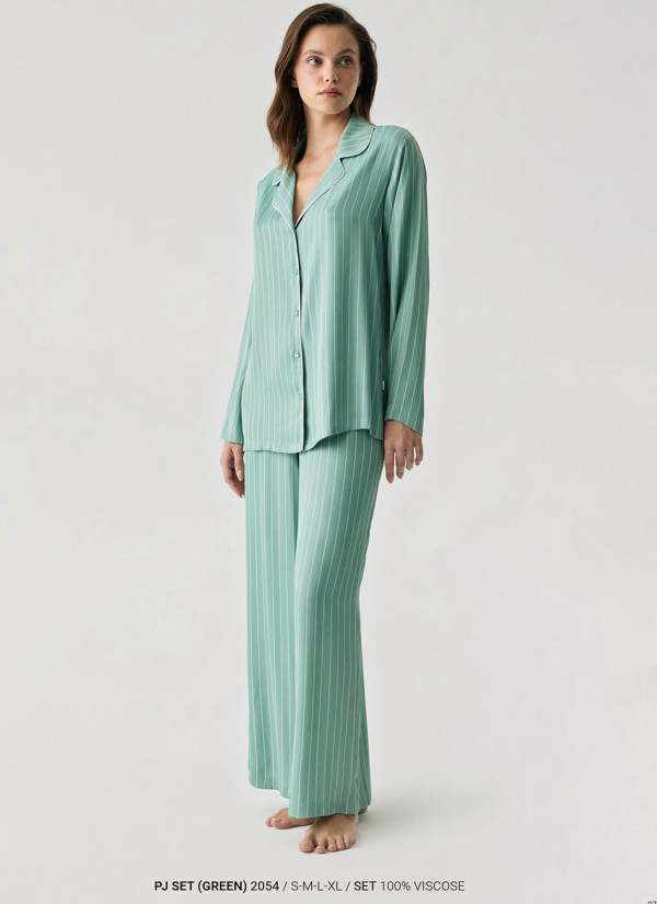 PJ SET Green Penye Mood 2054 Penye Mood 2054 Green — wholesale for boutiques 2