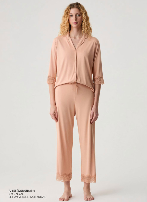 Pants Set Salmon Catherines 2810-FW26 Catherines 2810-FW26 Salmon — wholesale for boutiques