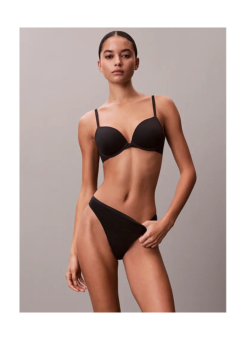 Бюстгальтер Perfectly Fit пуш-ап с глубоким вырезом Calvin Klein Calvin Klein LV00QF7315 BLACK — прямые поставки из Турции
