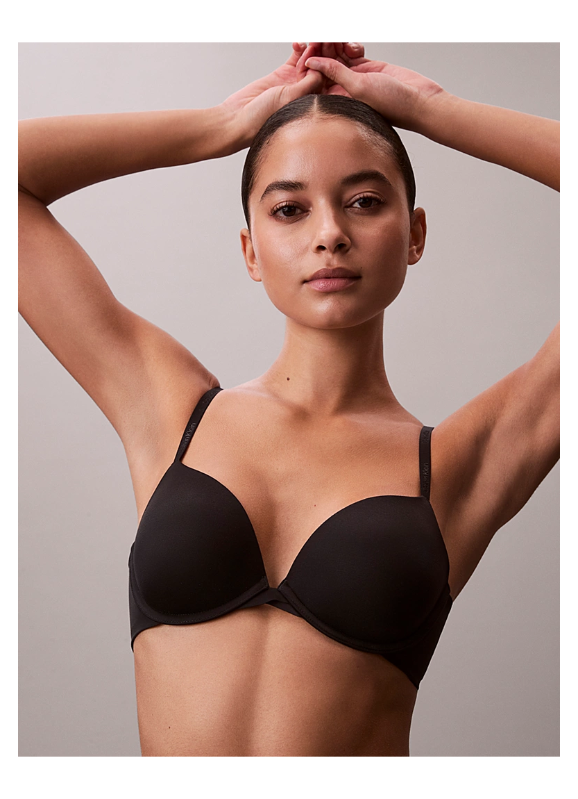 Бюстгальтер Perfectly Fit пуш-ап с глубоким вырезом Calvin Klein Calvin Klein LV00QF7315 BLACK — оптом от турецкой фабрики