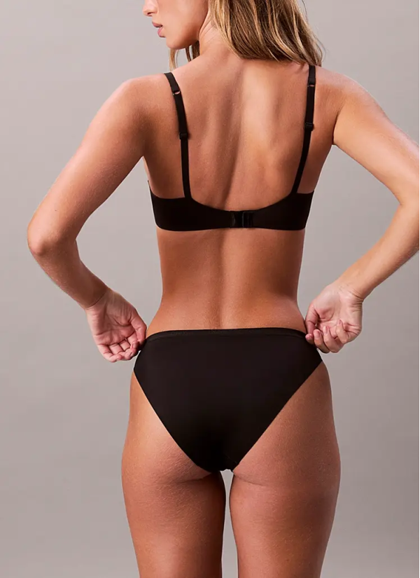 Трусы-бикини Perfectly Fit Calvin Klein Calvin Klein LV00QF8253 BLACK — турецкий текстиль оптом 2
