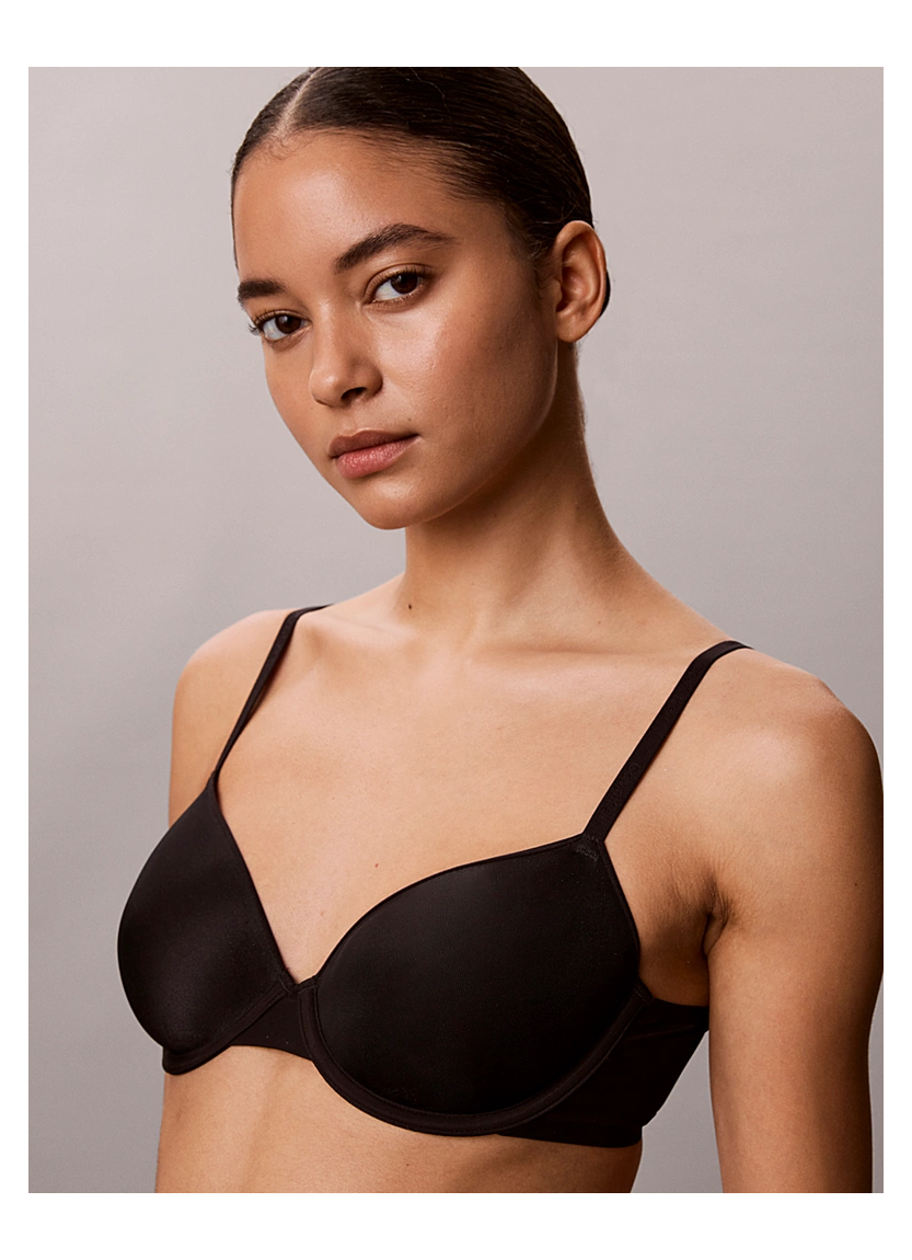 CK WOMEN PERFECTLY FIT ULTRA LIGHT LIGHTLY LINED DEMI Calvin Klein LV00QF8312 BLACK — factory-direct from Turkey
