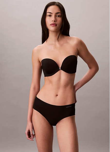 CK WOMEN PERFECTLY FIT SOLUTION FRONT CLASP PU STRAPLESS Calvin Klein LV00QF8413 BLACK — wholesale for boutiques