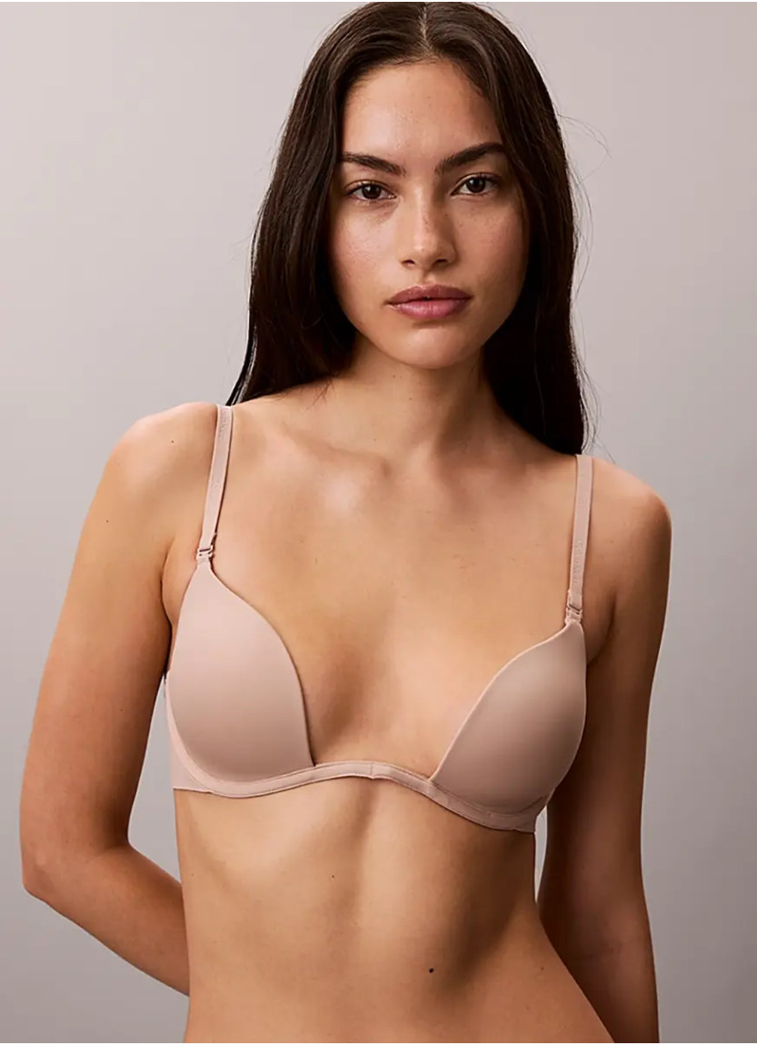 Бюстгальтер Perfectly Fit с легкой подкладкой и глубоким вырезом Calvin Klein Calvin Klein LV00QF8427 — турецкий текстиль оптом