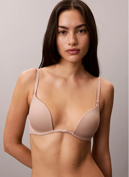 Бюстгальтер Perfectly Fit с легкой подкладкой и глубоким вырезом Calvin Klein Calvin Klein LV00QF8427 — турецкий текстиль оптом
