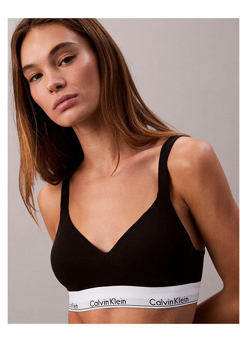 Бралетт Icon Cotton Modal с поддержкой Calvin Klein Calvin Klein LV00QF8500 BLACK — оптом от турецкой фабрики