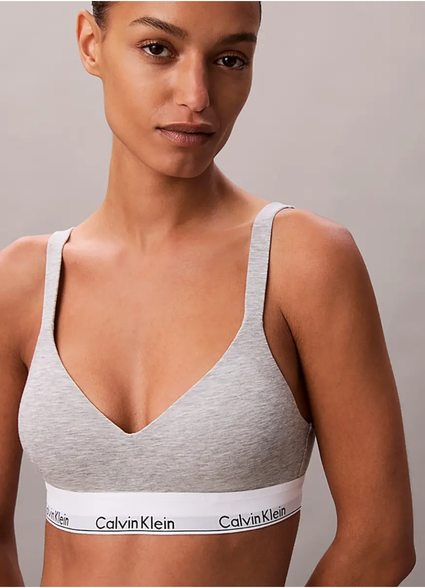 Бралетт Icon Cotton Modal с поддержкой Calvin Klein Calvin Klein LV00QF8500 GREY — купить оптом из Турции