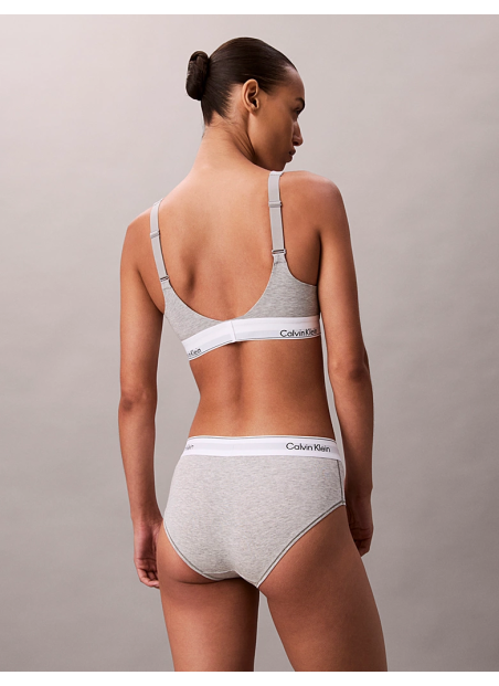 CK WOMEN ICON COTTON MODAL LIFT BRALETTE Calvin Klein LV00QF8500 GREY — factory-direct from Turkey