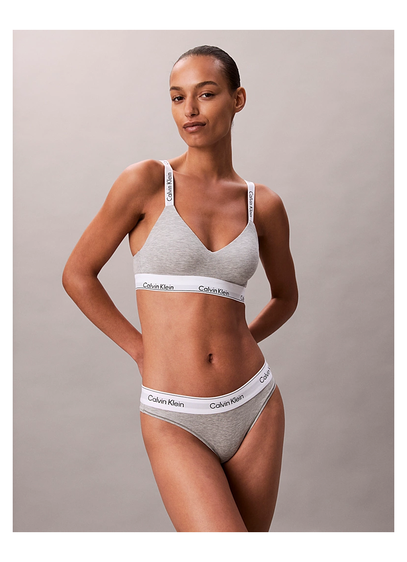 Бралетт Icon Cotton Modal с легкой подкладкой Calvin Klein Calvin Klein LV00QF8504 GREY — оптовая поставка из Турции
