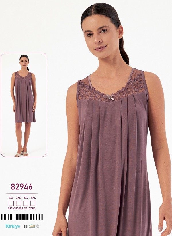 Caroline 82946 women's viscose tunic (2XL+3XL+4XL+5XL) — direct supply from Turkey