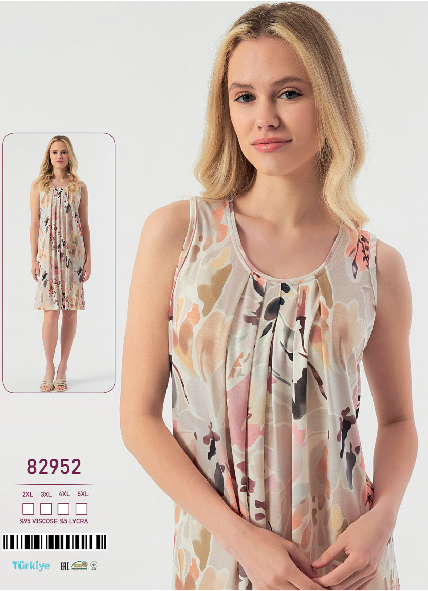 Caroline 82952 women's viscose tunic (2XL+3XL+4XL+5XL) — Turkish factory wholesale