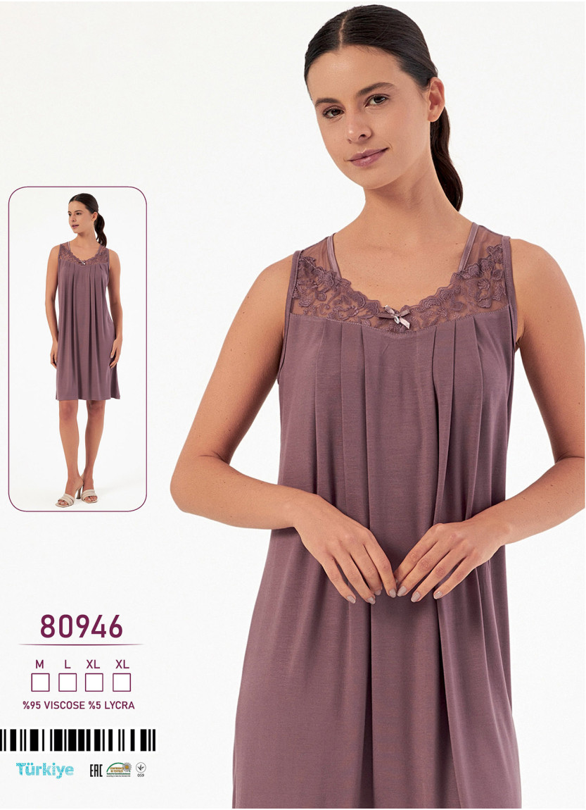 Caroline 80946 — женская туника из вискозы (M+L+XL+XL) — оптом для магазинов и бутиков
