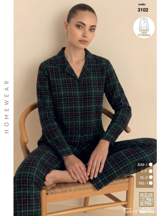 Cagri Women's Pajama Set (SM+L+XL+2XL)