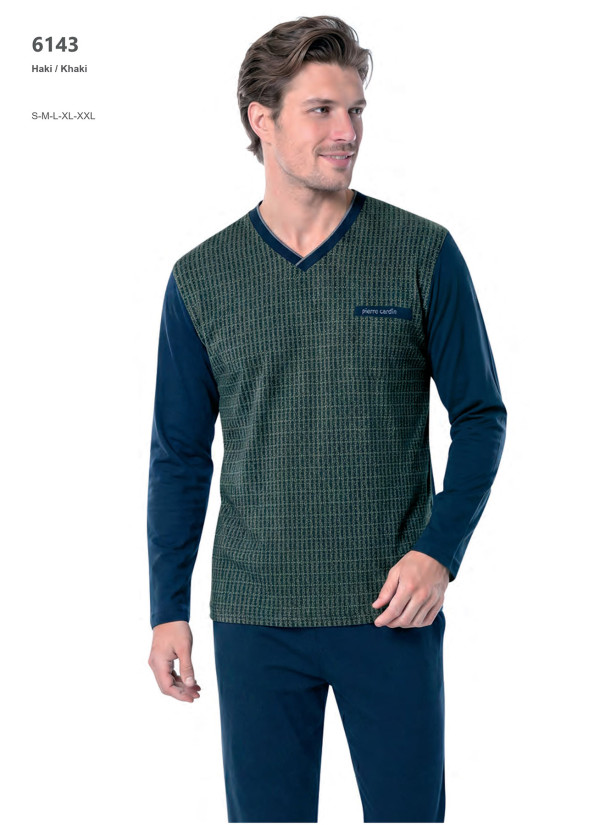 Мужская Пижама Pierre Cardin 6143 Хаки