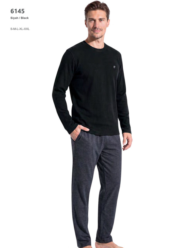 Мужская Пижама Pierre Cardin 6145 Черный