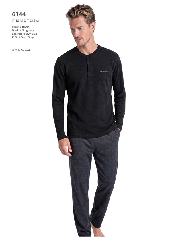 Мужская Пижама Pierre Cardin 6144 Черный