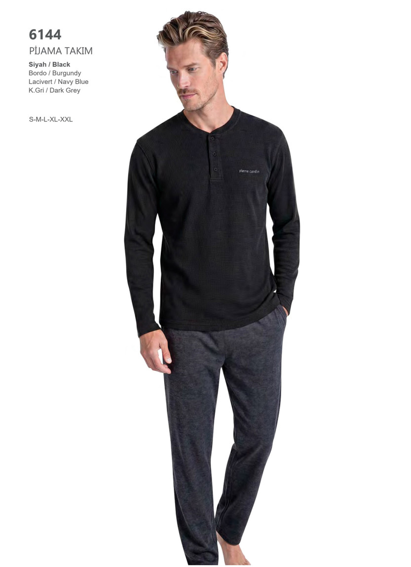 Мужская Пижама Pierre Cardin 6144 Черный