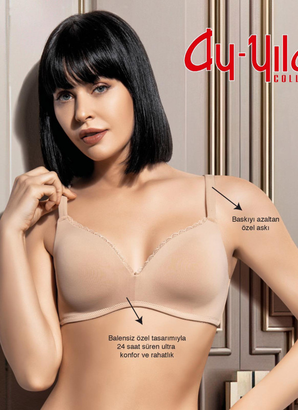 Women’s Wireless Soft Touch 24-Hour Bra Marina Ay-Yıldız