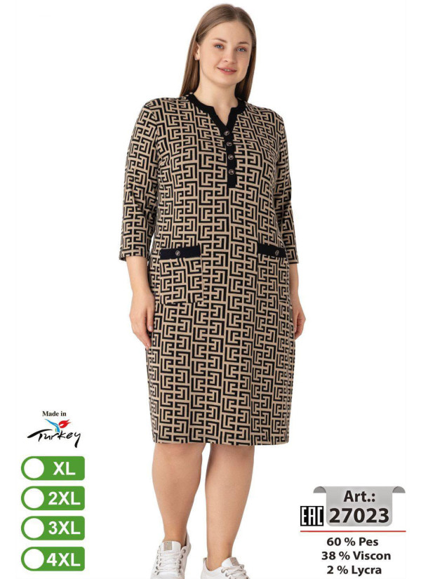 intensive 27023 Women's Dress (XL+2XL+3XL+4XL)