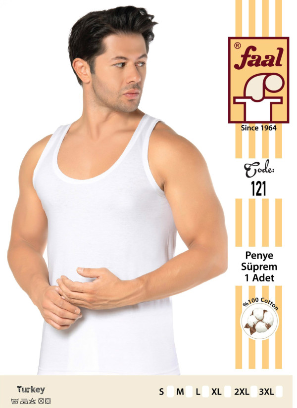 Faal Lingerie 121 Men's Combed Cotton Tank Top | Wholesale