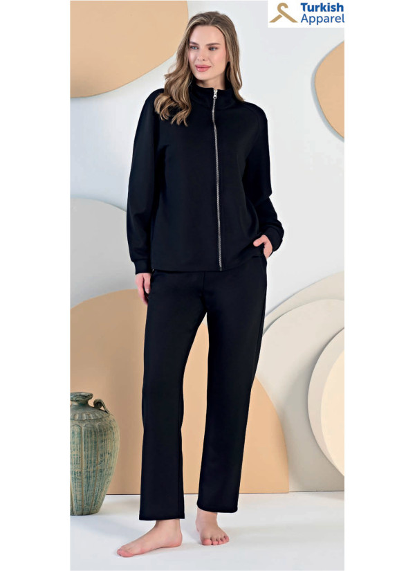 Feyza 5424 Women's Set with Trousers Siyah