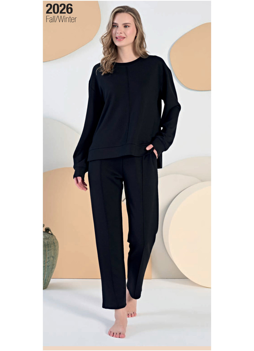 Feyza 5426 Women's Set with Trousers Siyah