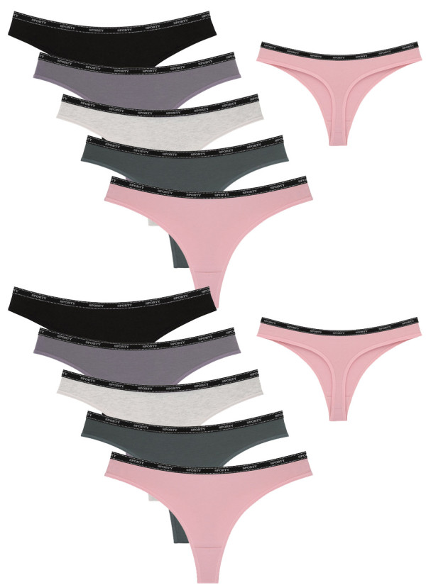 Donella 2471PD29 — women's thongs wholesale from Turkey