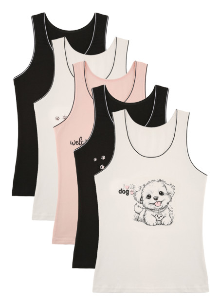Donella 4971YB1 — camisoles for girls wholesale from Turkey