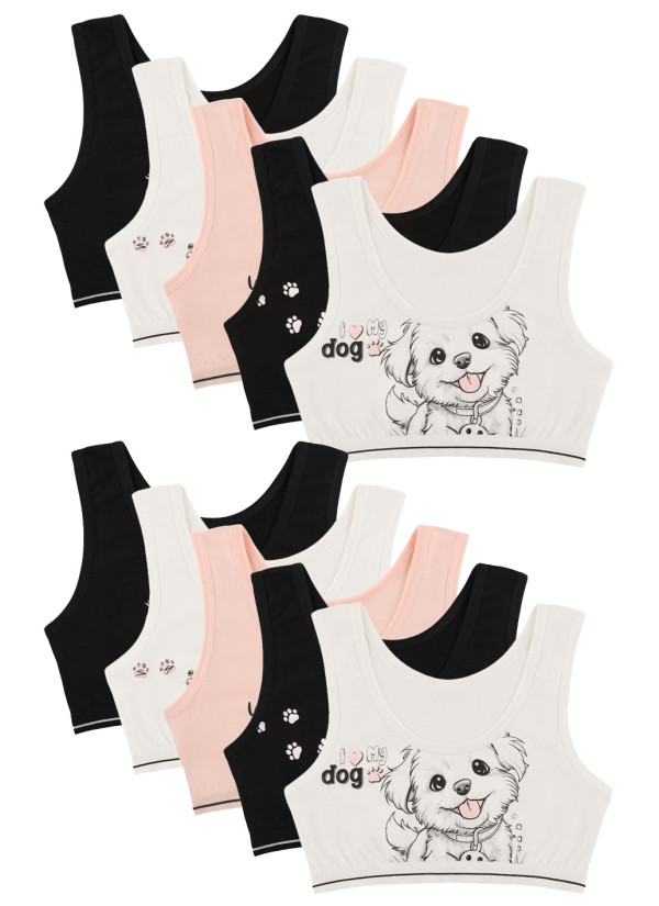 Donella 4571YB1 — girls' bra tops wholesale from Turkey