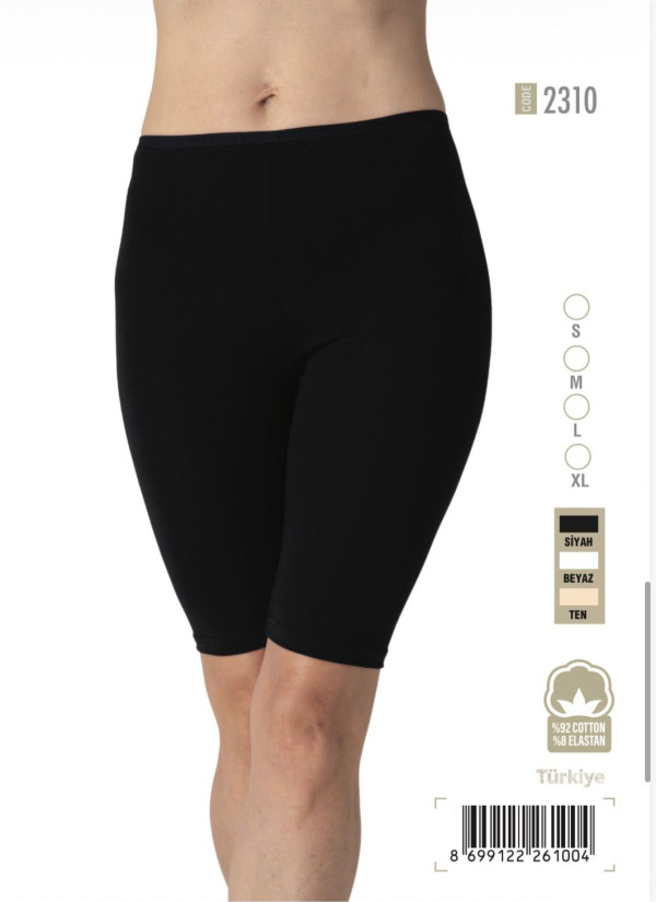 Women's Cotton Short Leggings Donwear 2310  