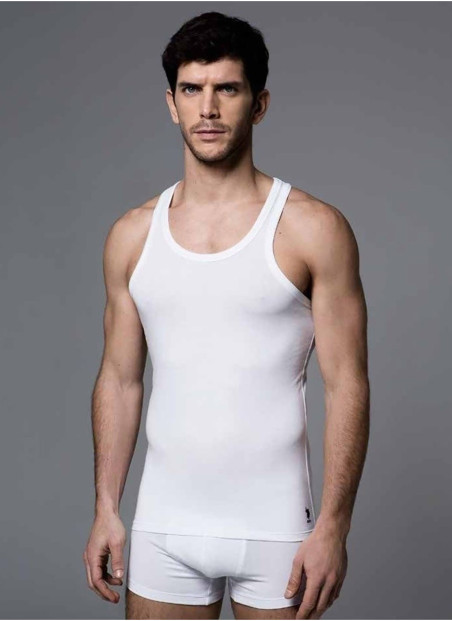 Men's Modal and Cotton Tank Top and Boxer Brief Set U.S. Polo Assn. 80088