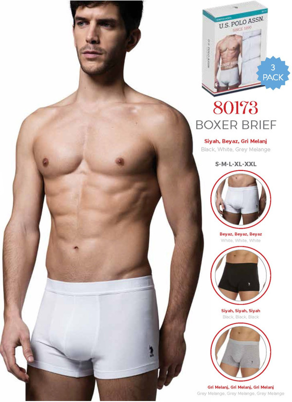 Men's Modal 3-Pack Boxer Briefs U.S. Polo Assn. 80173