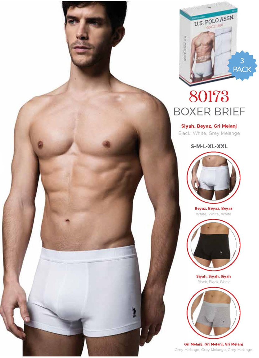Men's Modal 3-Pack Boxer Briefs U.S. Polo Assn. 80173