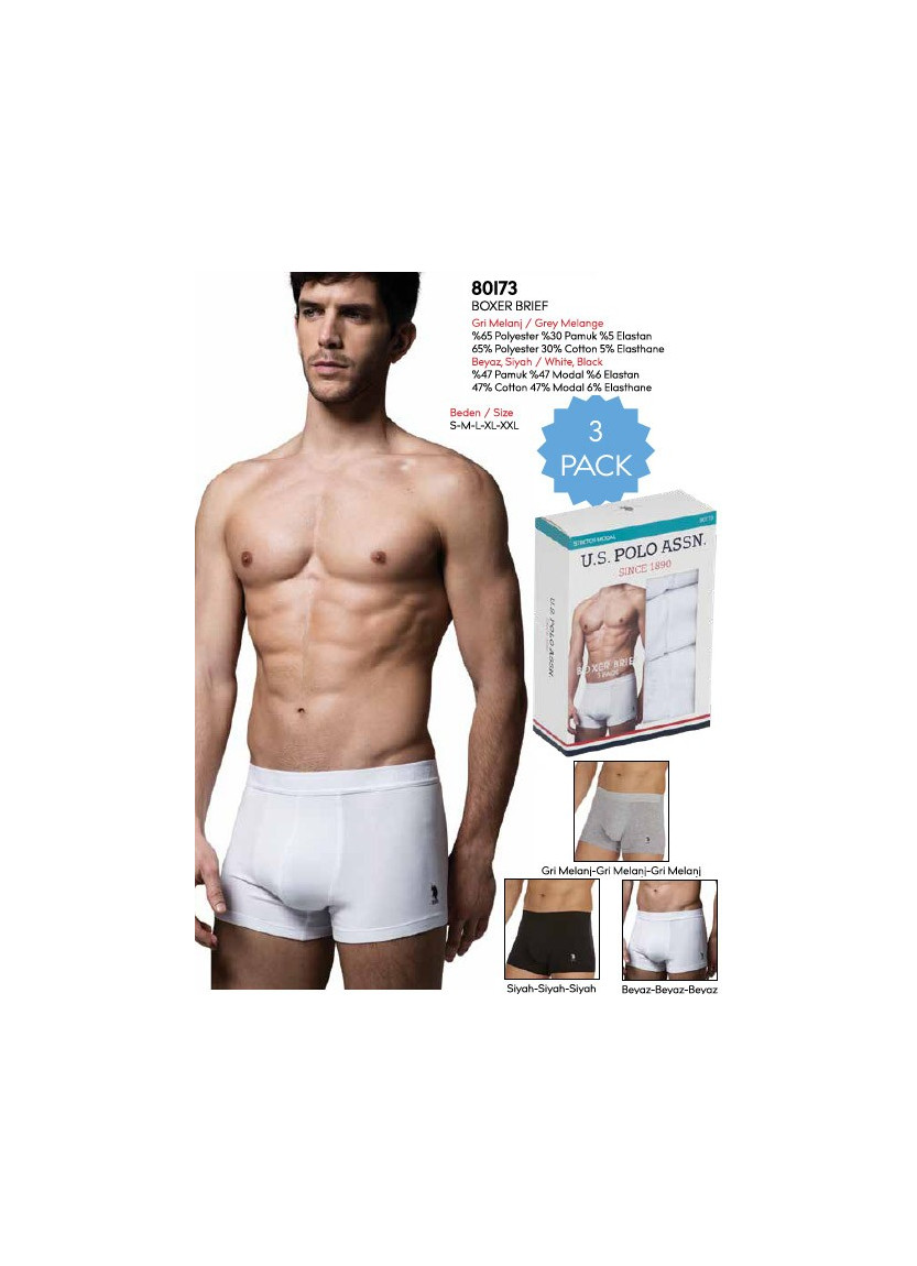 Men's Modal 3-Pack Boxer Briefs U.S. Polo Assn. 80173