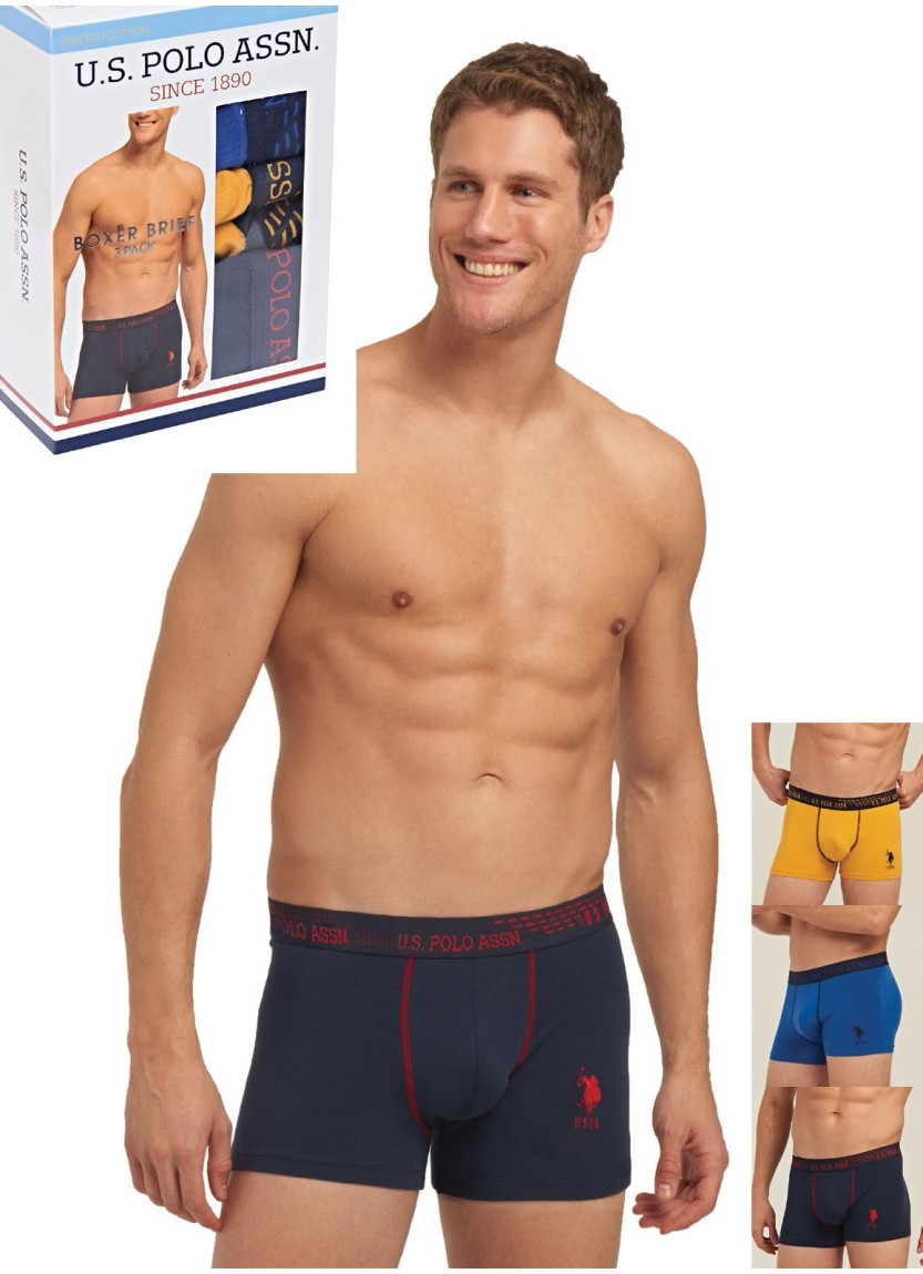 Men's 3-Pack Boxer Briefs U.S. Polo Assn. 80178