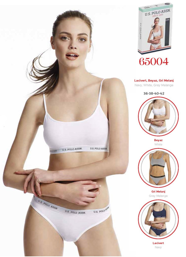 Женский Комплект: Бюстье и Трусы U.S. Polo Assn. 65004
