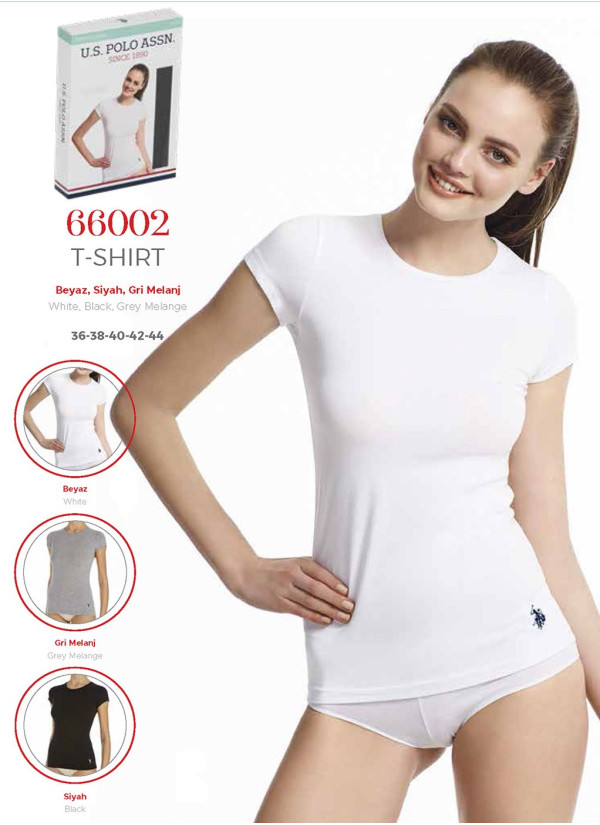Women’s Round-Neck T-Shirts U.S. Polo Assn. 66002