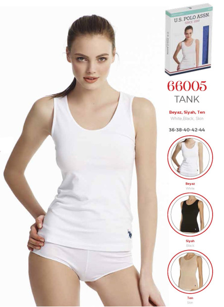 Women’s Wide-Strap Tank Tops U.S. Polo Assn. 66005