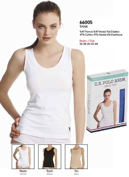 Women’s Wide-Strap Tank Tops U.S. Polo Assn. 66005