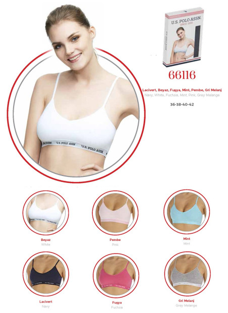Women’s Padded Bralettes U.S. Polo Assn. 66116