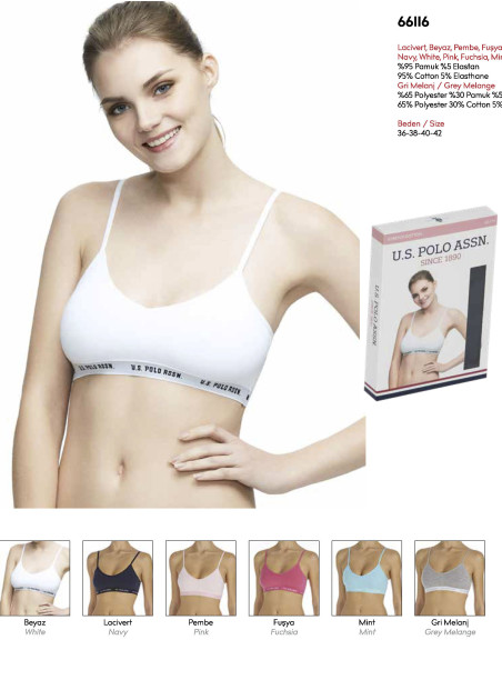 Women’s Padded Bralettes U.S. Polo Assn. 66116