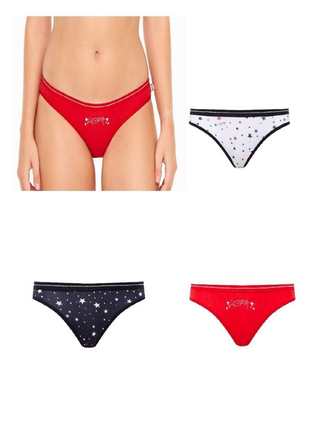 Women’s Briefs, 3 Pcs U.S. Polo Assn. 66317