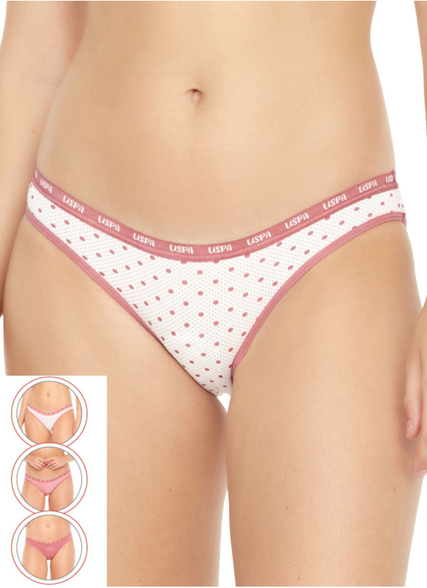 Women’s Briefs, 3 Pcs U.S. Polo Assn. 66329