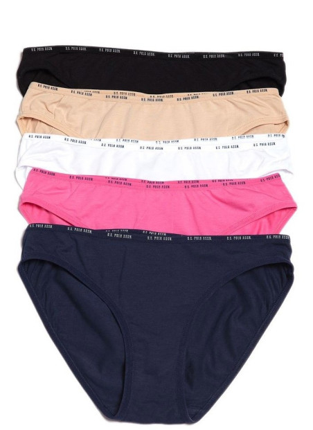 Women’s Low-Rise Briefs, 5 Pcs U.S. Polo Assn. 67001